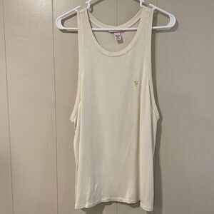 Victoria’s Secret Cream Ribbed Tank Top Women’s Large